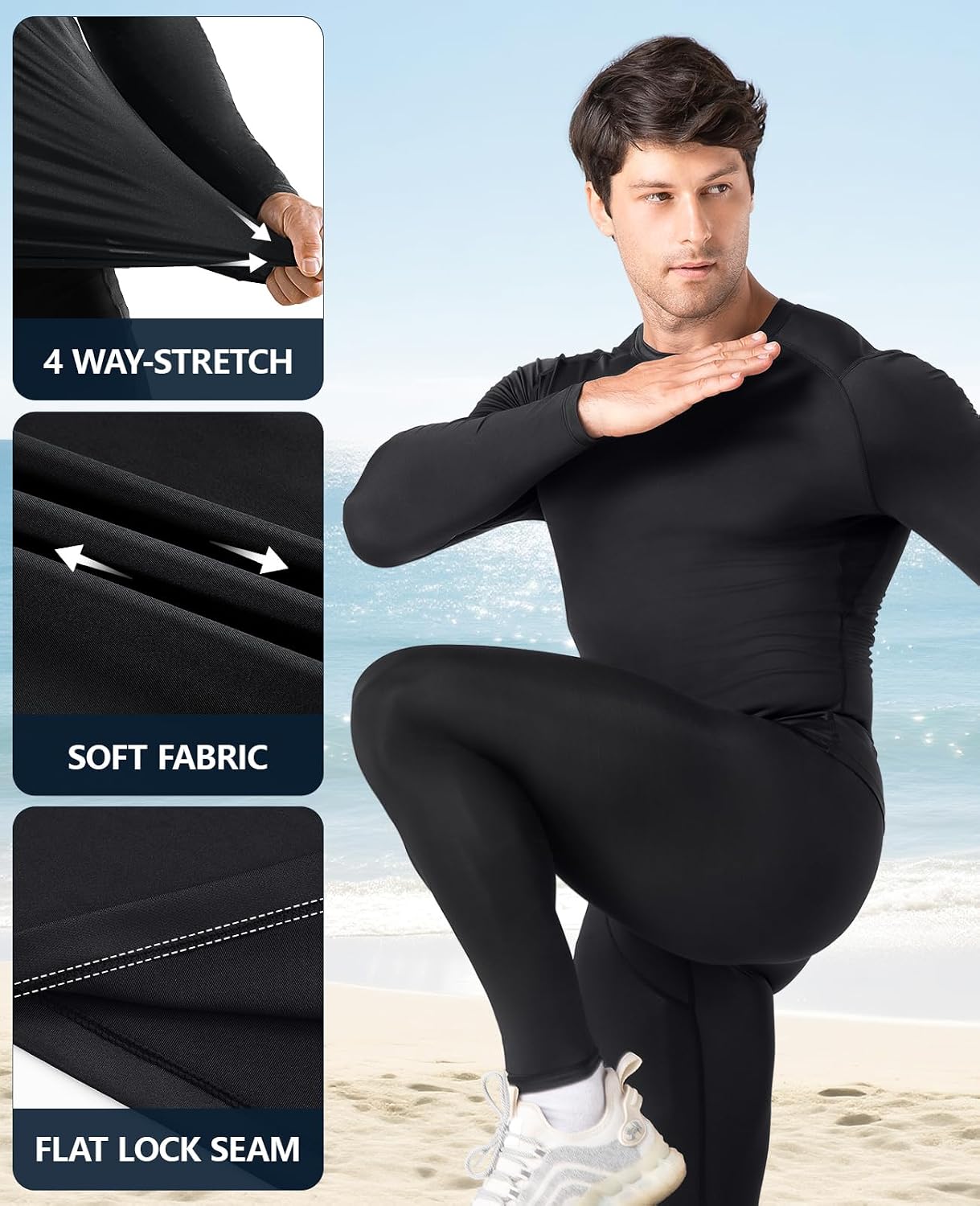 Thumbnail 2 de Niksa compression long sleeve top