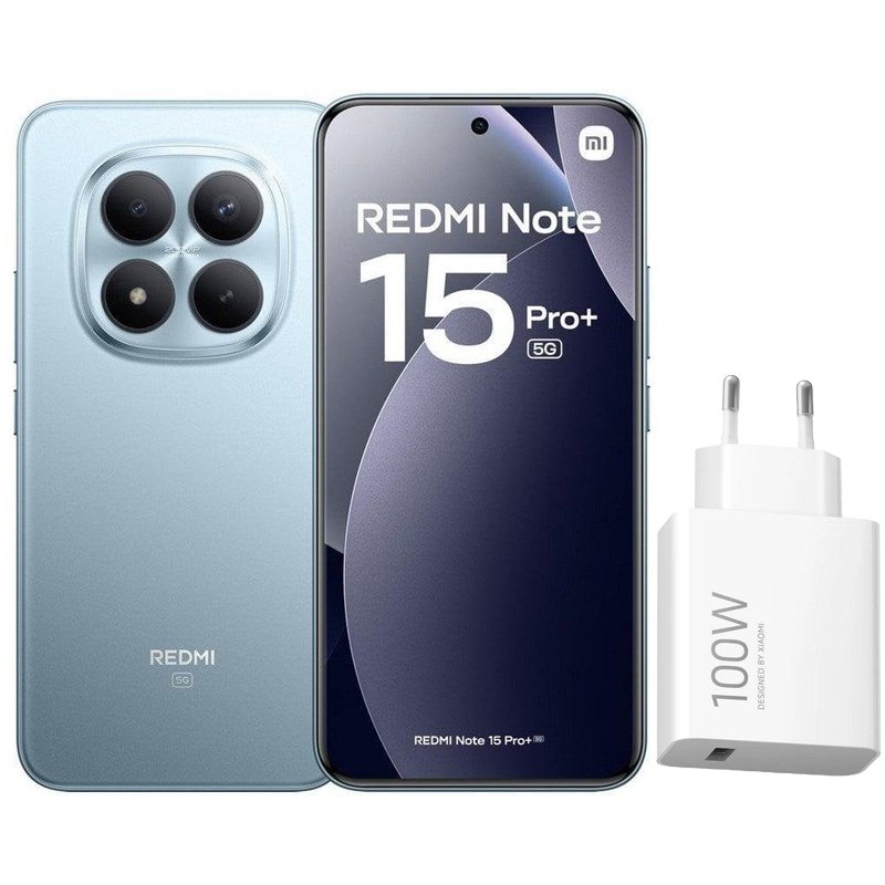 Imagen de Xiaomi Redmi Note 15 Pro Plus 5G 8GB 256GB – Azul Glaciar | Carga 100W incluida en OfertitasTOP