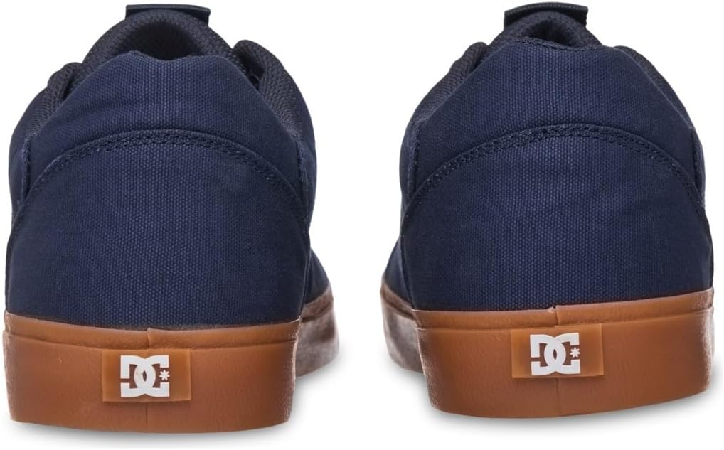 Detalle de DC Shoes Homme Hyde Basket – Baskets basses en textile coton avec EVA et logo DC