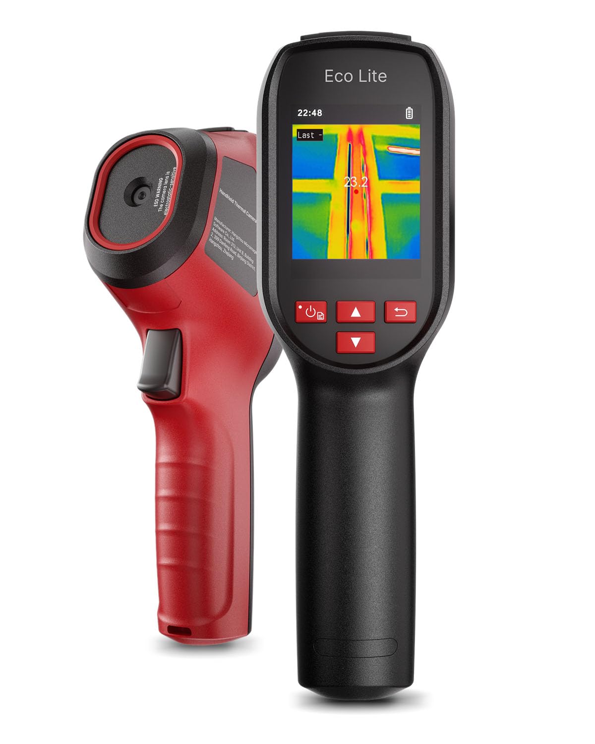 Detalle de HIKMICRO Eco Lite-CA-WF Infrared Thermometer Gun, 96 × 96 IR, 2.4-Inch Screen