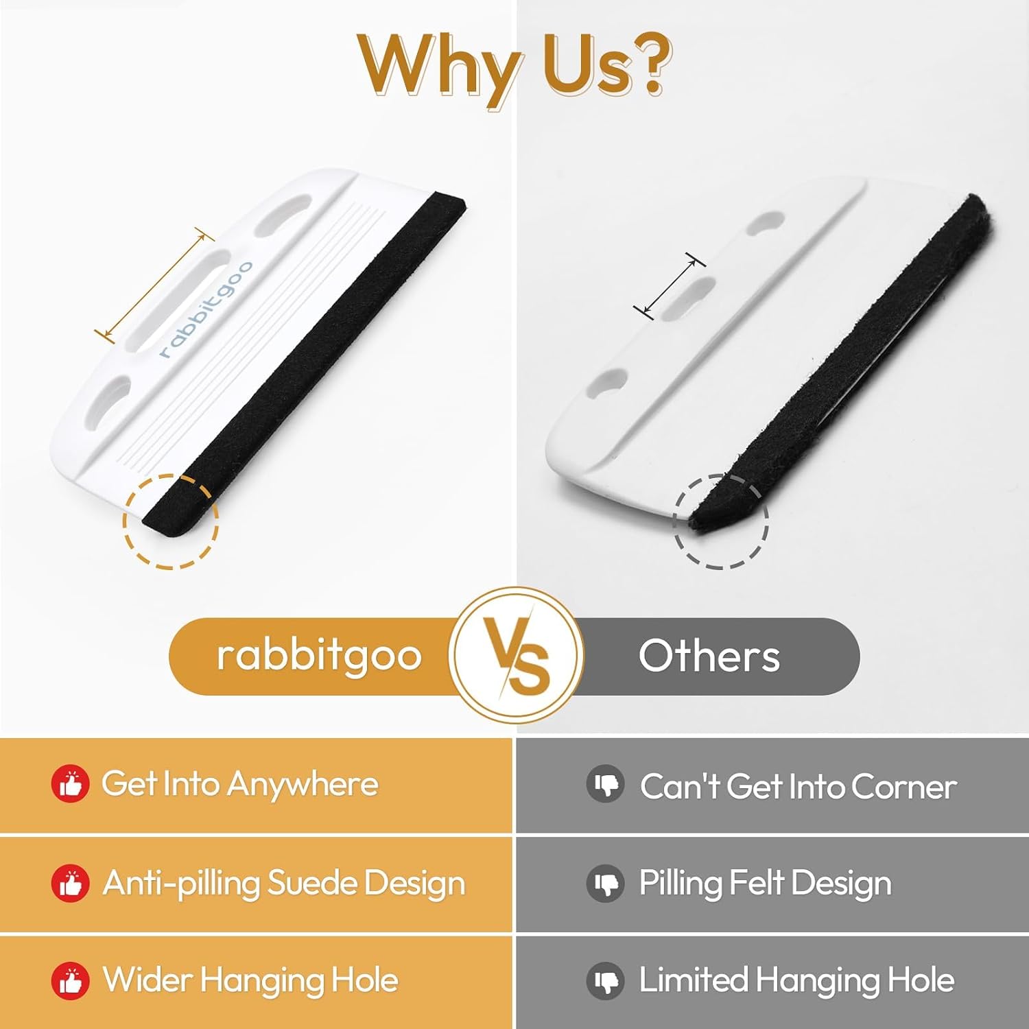 Thumbnail 5 de rabbitgoo Window Tint Kit (3-Piece) with Suede Squeegee, Utility Knife & 120ml Adjustable Spray Bottle