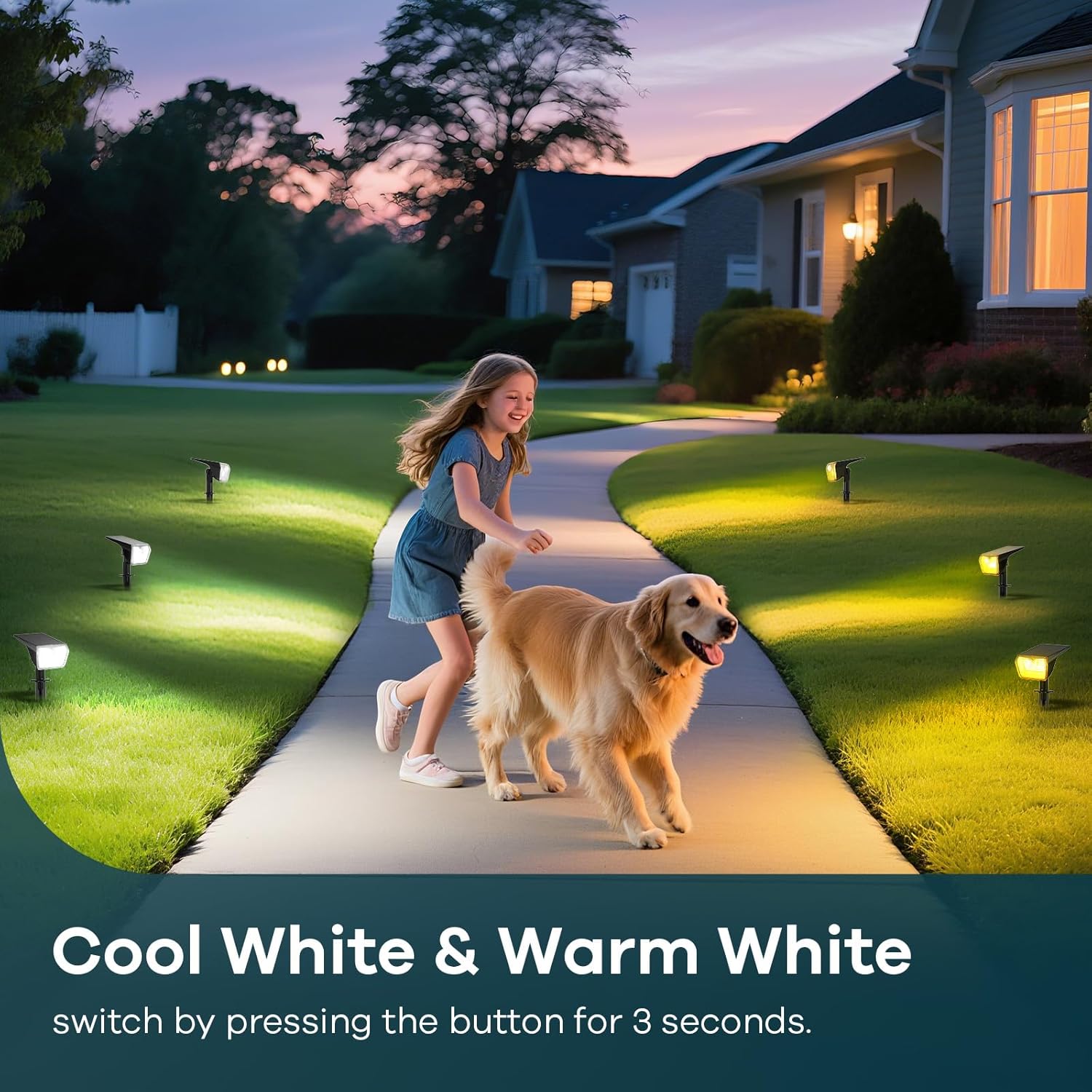 Thumbnail 2 de Linkind Solar Motion Sensor Light (3 Pack) – Dual Colour 800lm, IP67