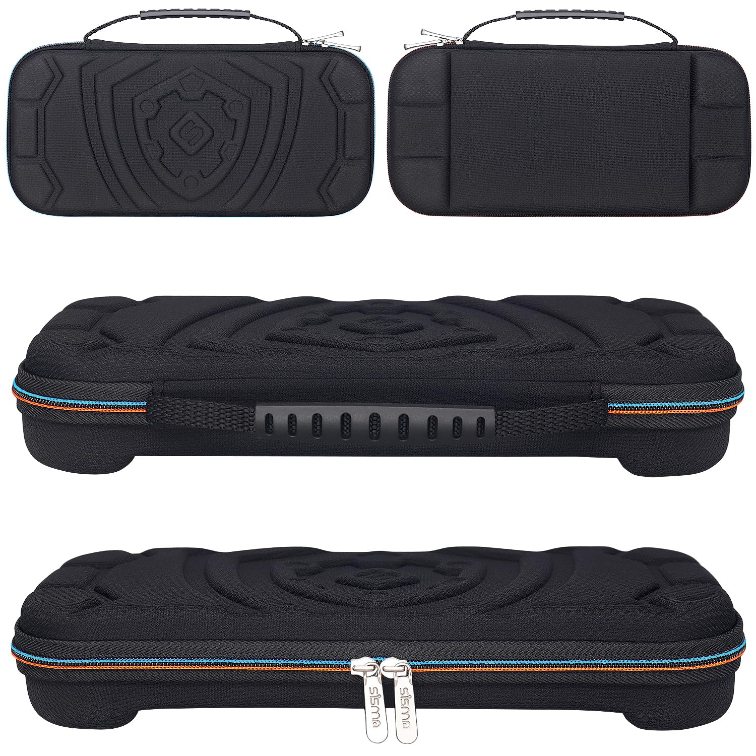 Detalle 2 de Sisma Carrying Case for Nintendo Switch 2 — Slim, Protective Hard Shell with 12 Game Card Holders