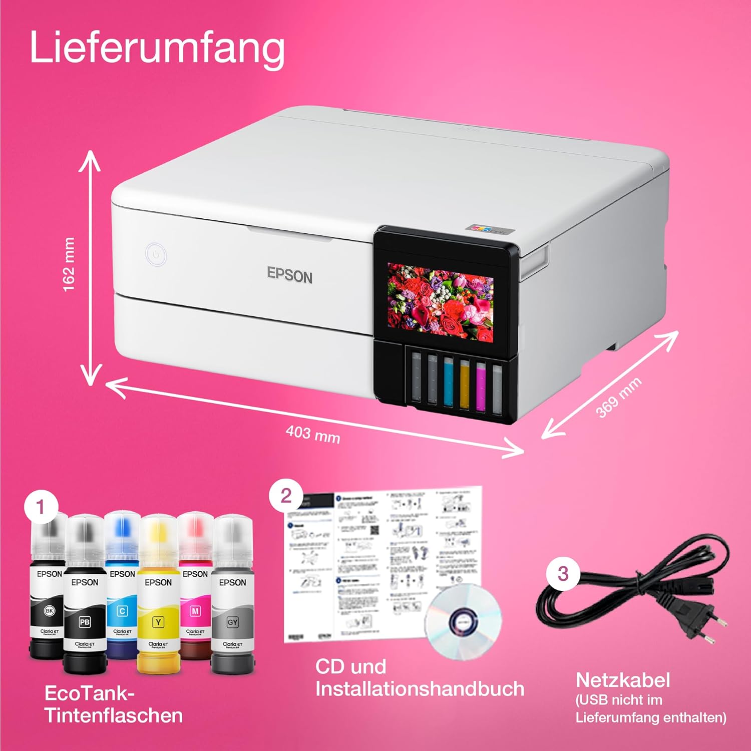 Thumbnail 5 de EcoTank ET-8500 Drucker DIN A4 đź–¨