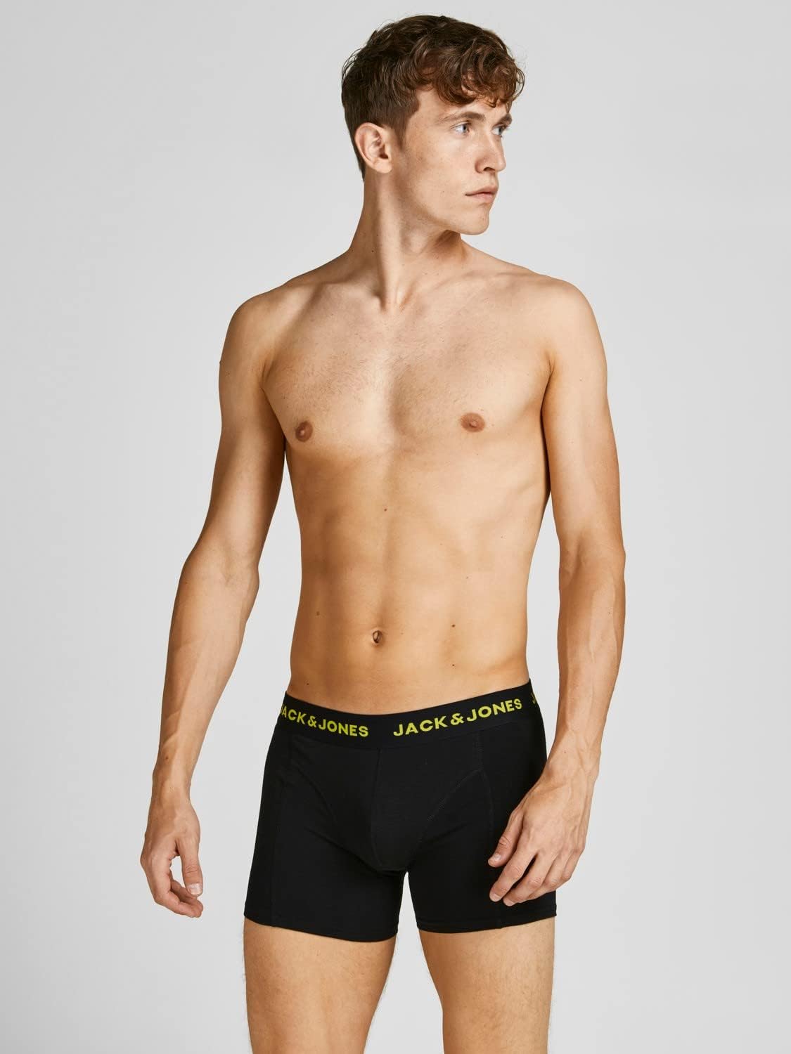 Detalle de Jack & Jones Jacblack Friday Trunks 5 Pack Ltn Bóxer para Hombre – Negro, Talla M
