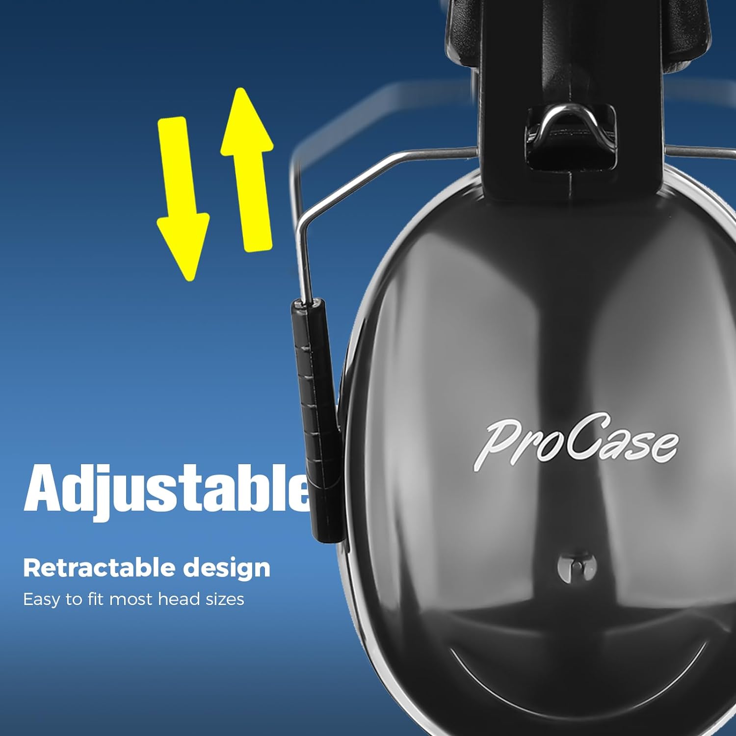 Thumbnail 2 de ProCase Adult Ear Defenders, 32dB Noise Cancelling Headphones – Red