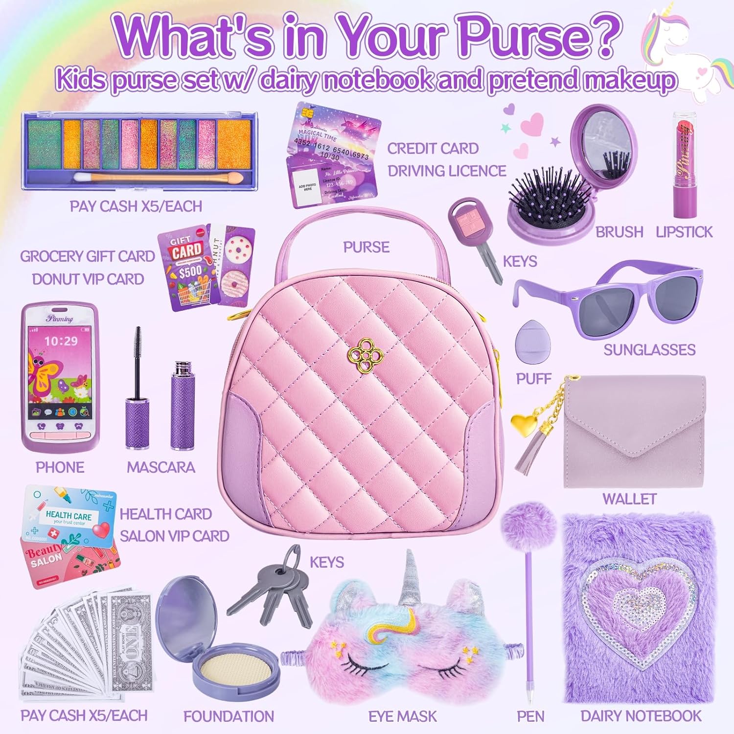 Thumbnail 2 de My First Purse Set Play Makeup Kit for Kids