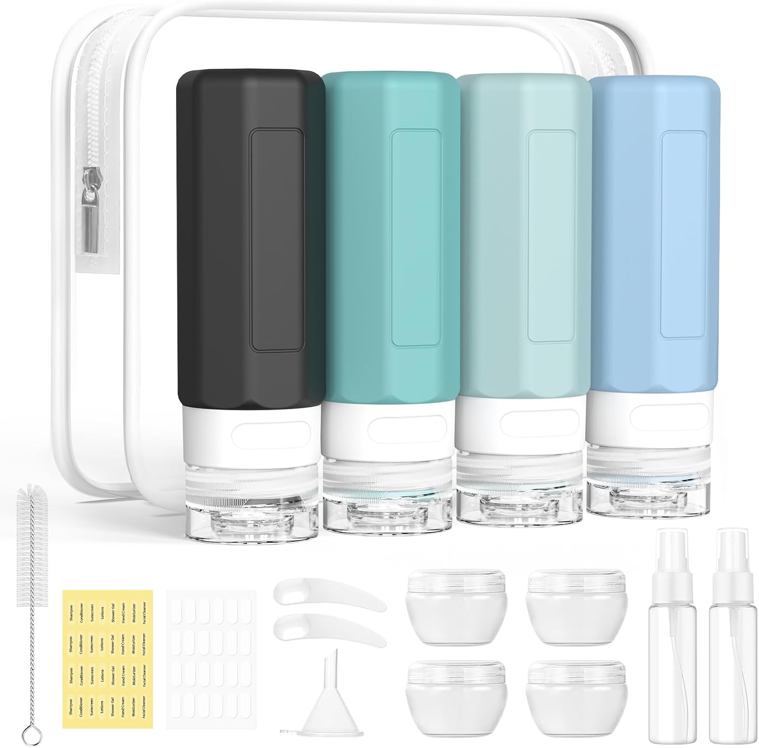 Imagen de Redfly travel toiletry bottles, 3 oz en OfertitasTOP