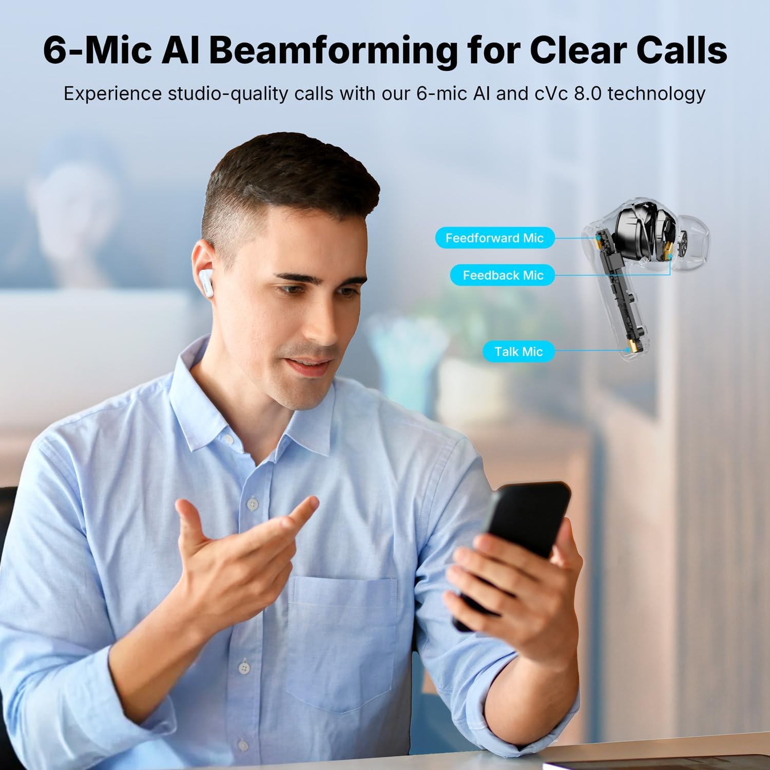 Thumbnail 4 de EarFun Air Pro 4+ Noise Cancelling Earbuds