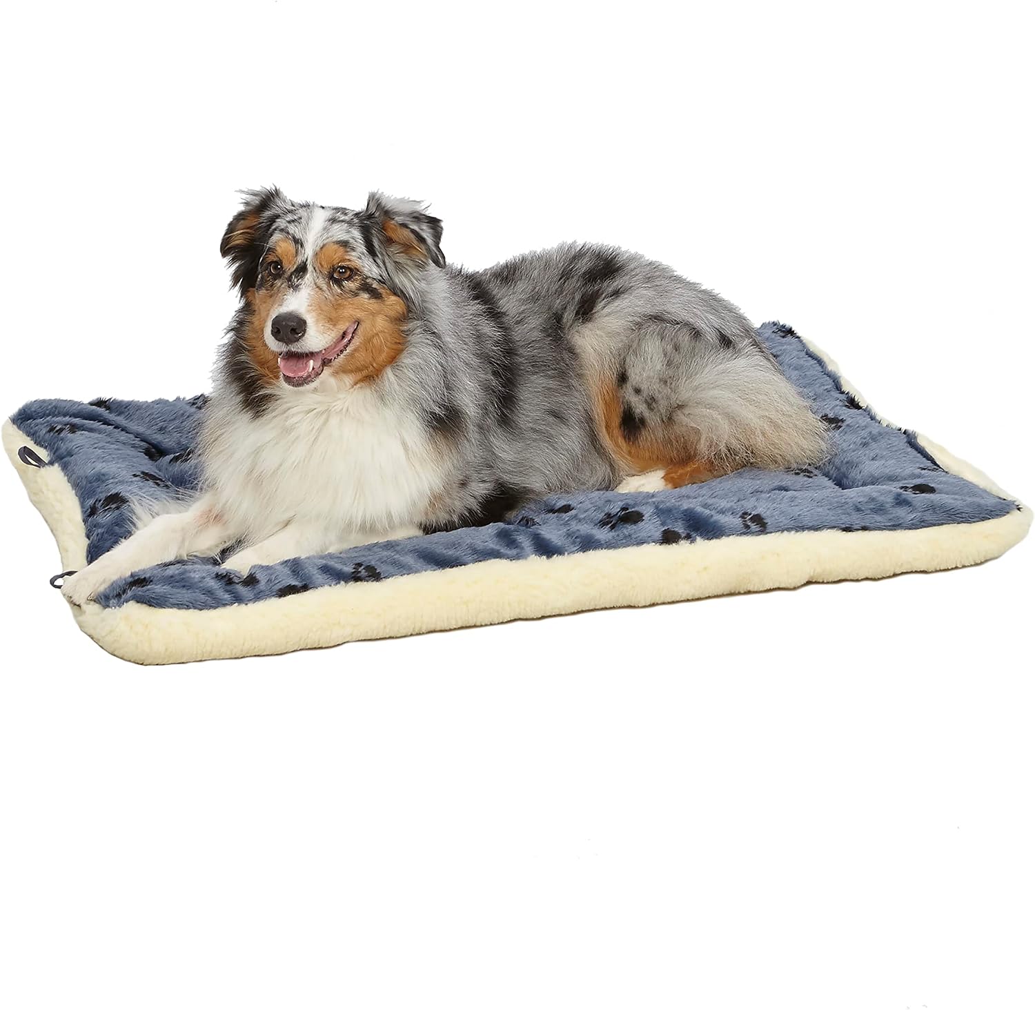 Detalle 2 de MidWest Homes for Pets QuietTime: Cuscino reversibile 76 cm Blu e Crema per cani di taglia media