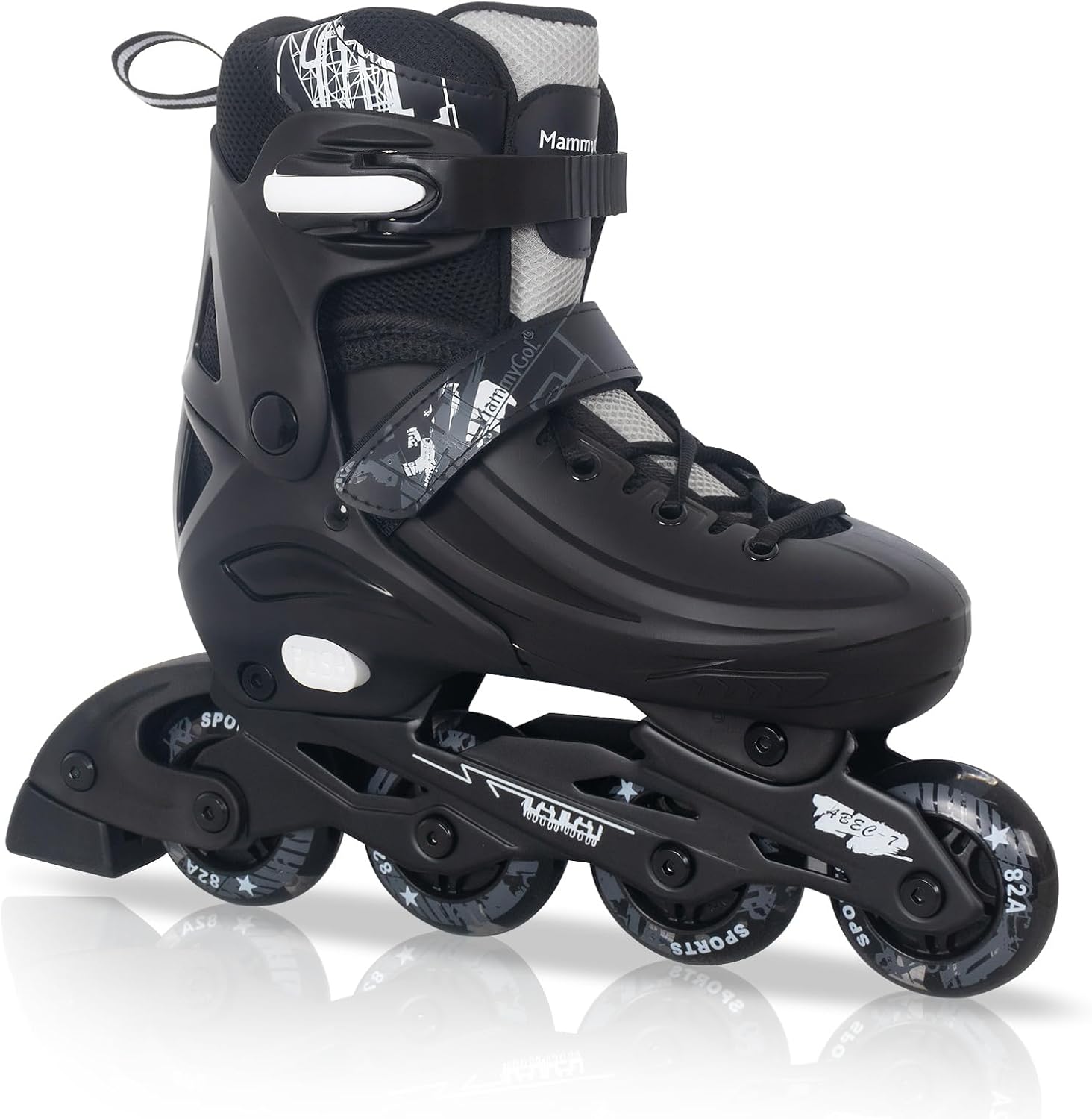 Thumbnail 6 de MammyGol Adjustable Inline Skates for Kids, Youths, and Adults — Light-Up Wheels, All-Weather Indoor/Outdoor