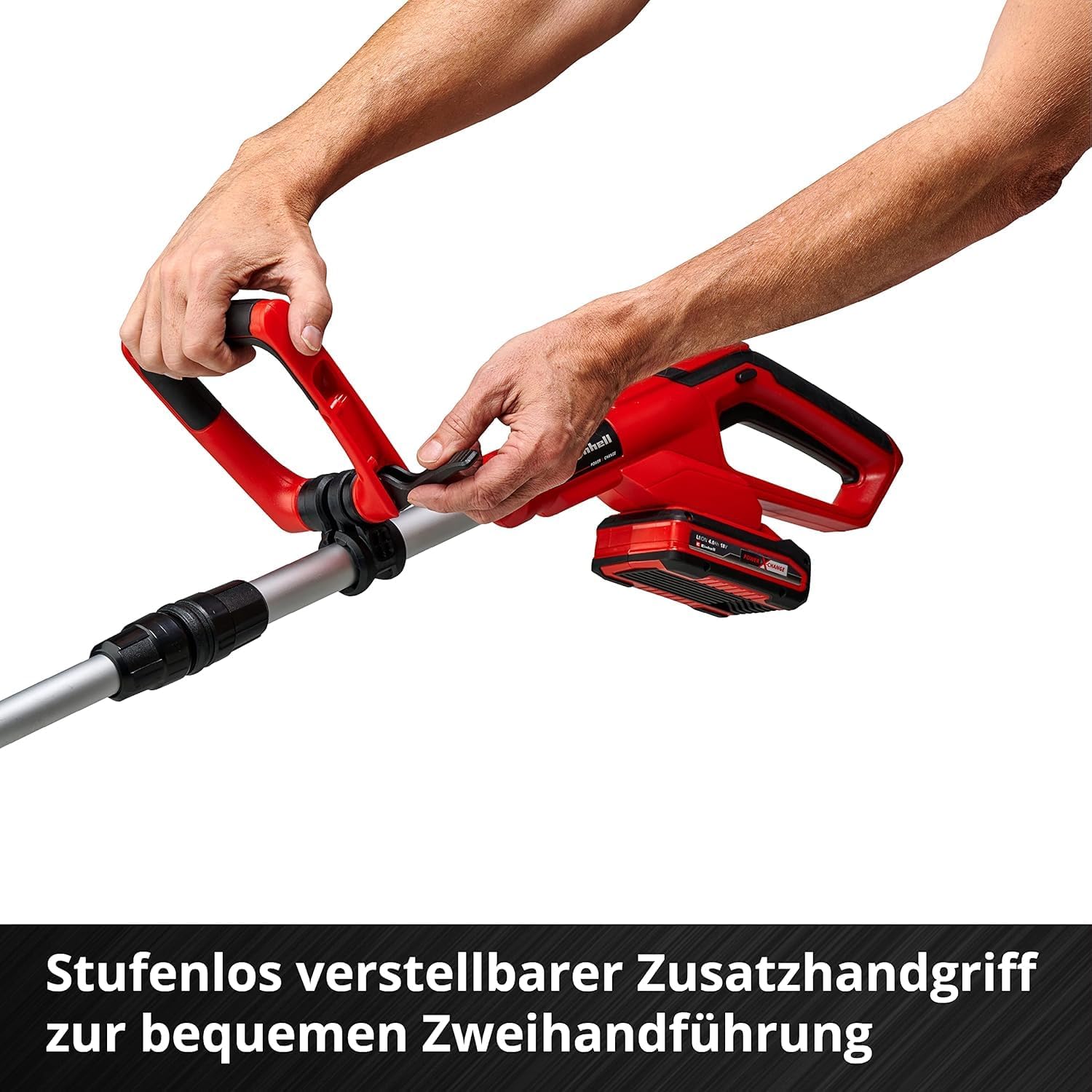 Thumbnail 5 de Einhell Akku-Rasentrimmer GE-CT 18/28 Li-Solo (Power X-Change, 28 cm) – dreh- und neigbarer Motorkopf