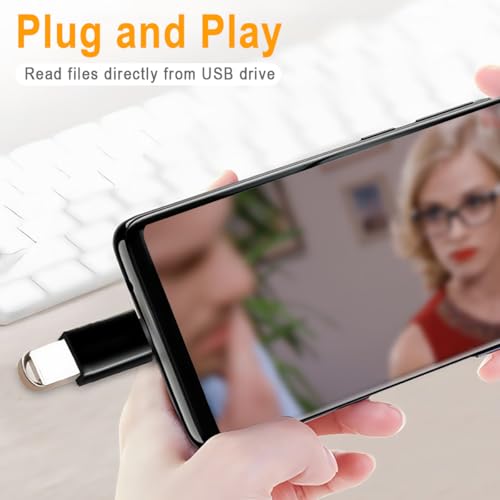 Detalle de DAOKAI Adaptateur USB-C vers USB-A 3.1, OTG, 10 Gbit/s et angle droit