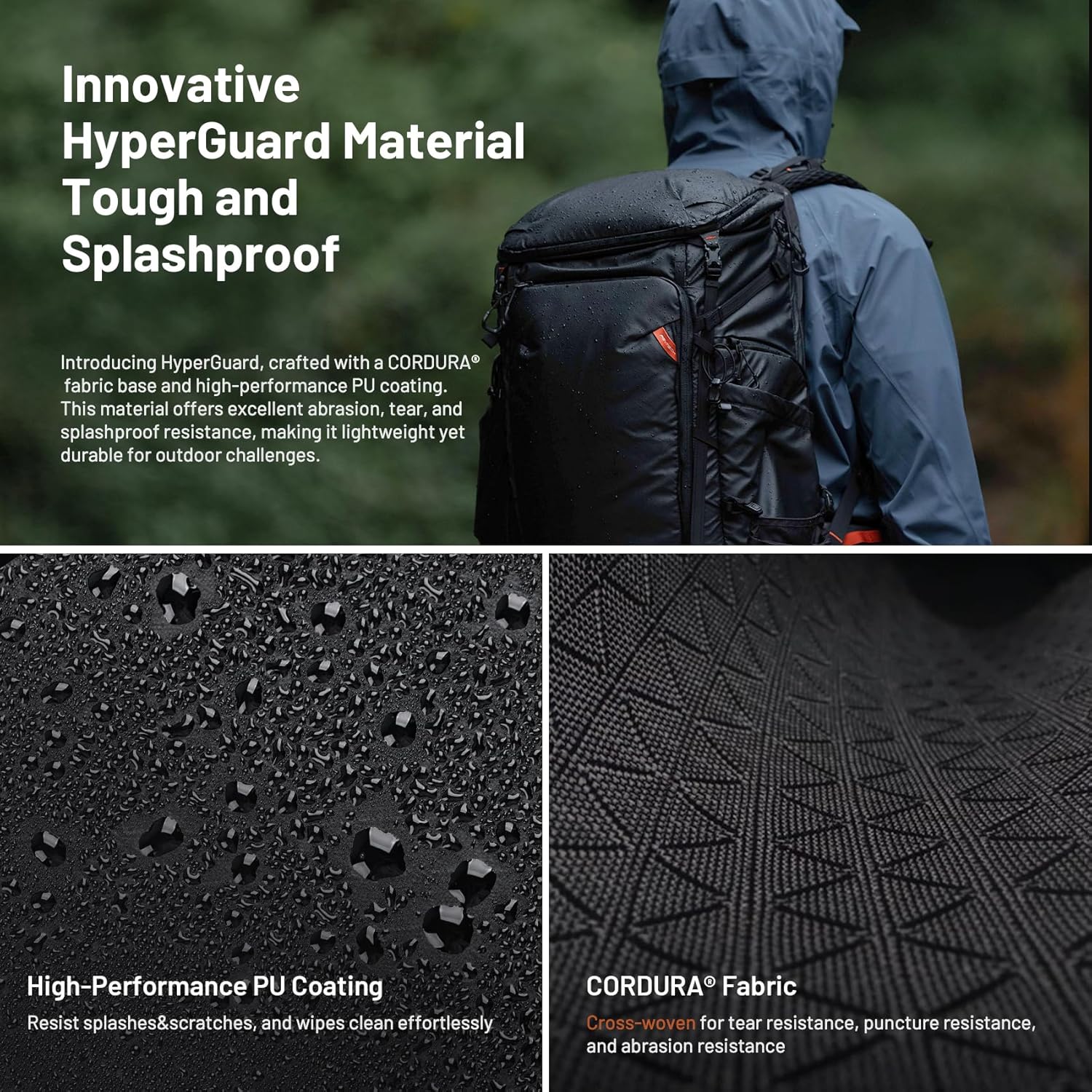 Detalle de PGYTECH OnePro Flex 30L-50L Mochila para cámara