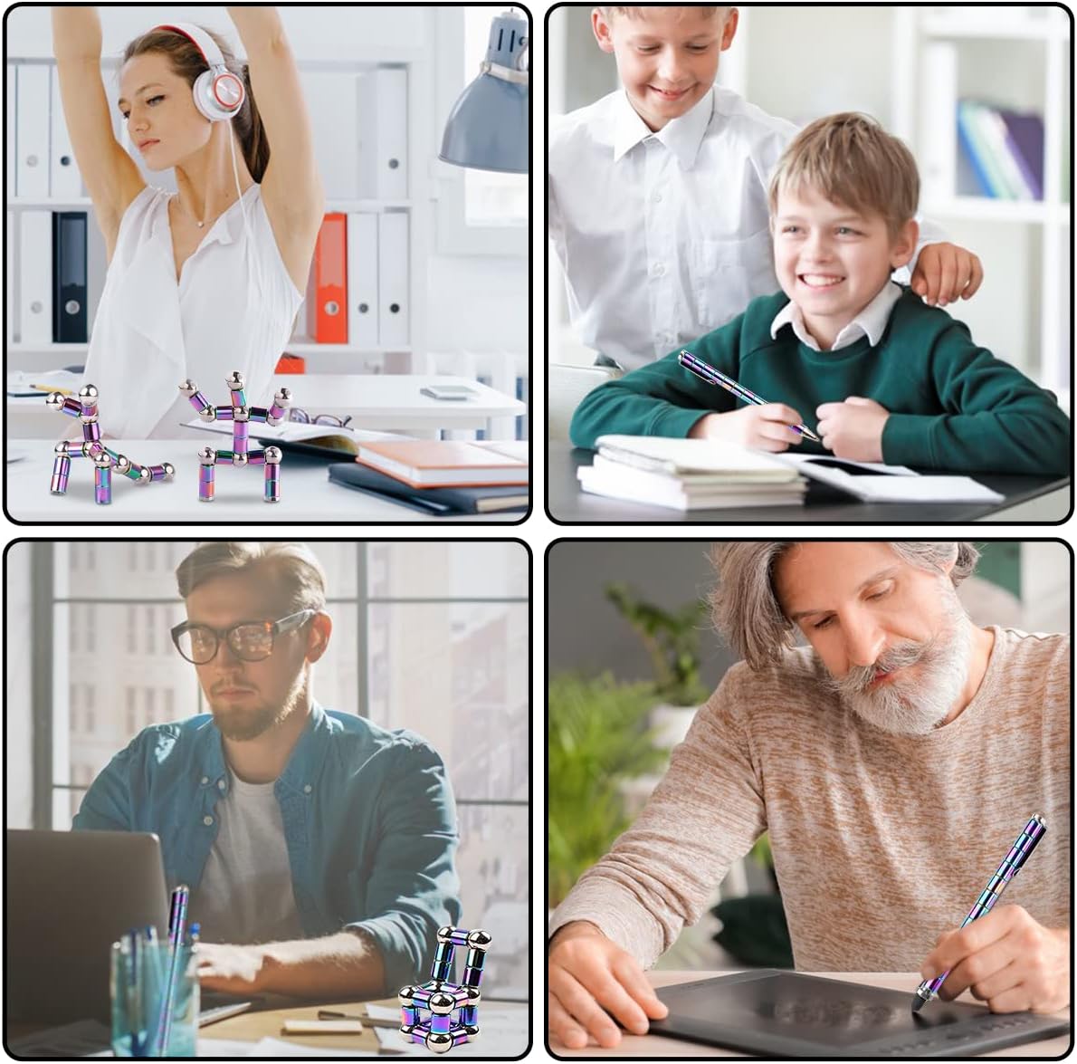 Thumbnail 3 de ASORT Magnetic Fidget Pen – Multifunctional toy pen