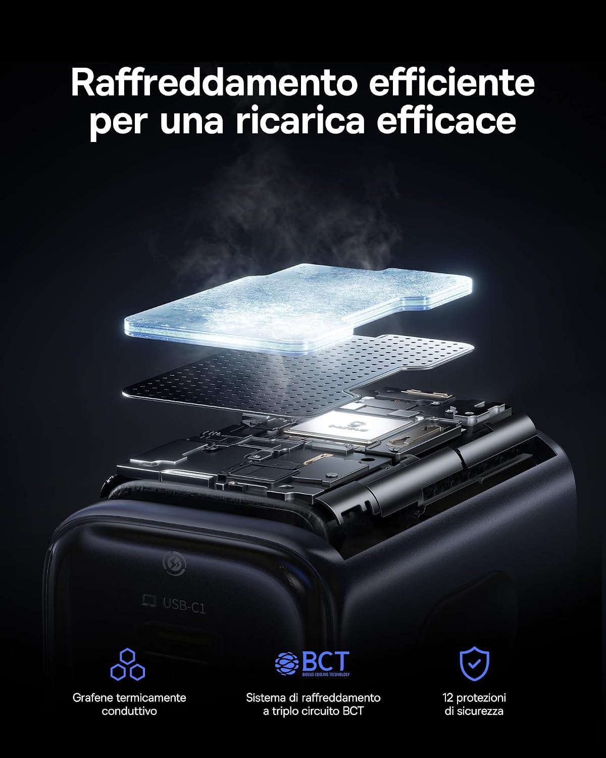 Thumbnail 6 de Baseus PicoGo II Caricatore USB C 45W