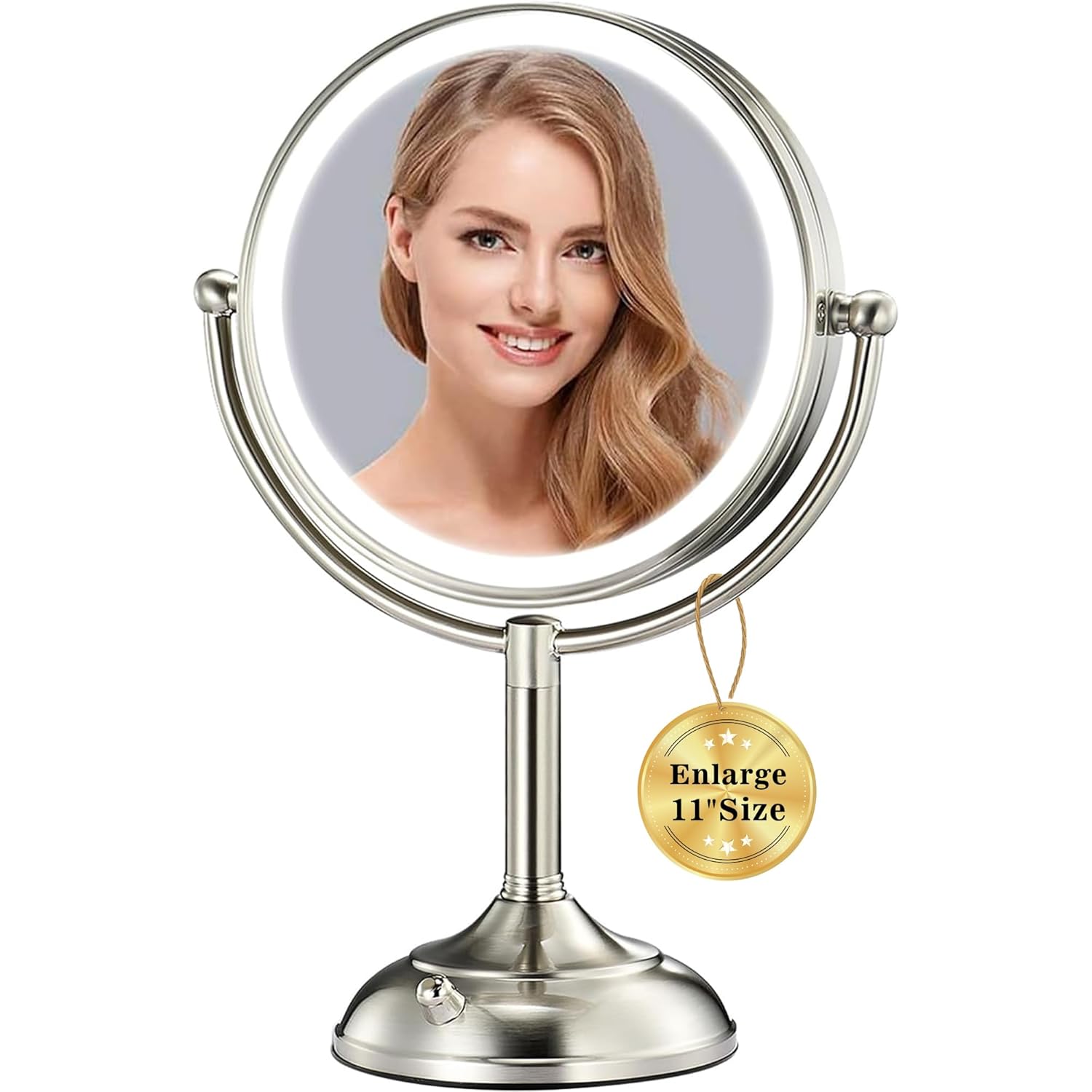 Detalle de VESAUR 11.8" Lighted Makeup Mirror with 96 LEDs