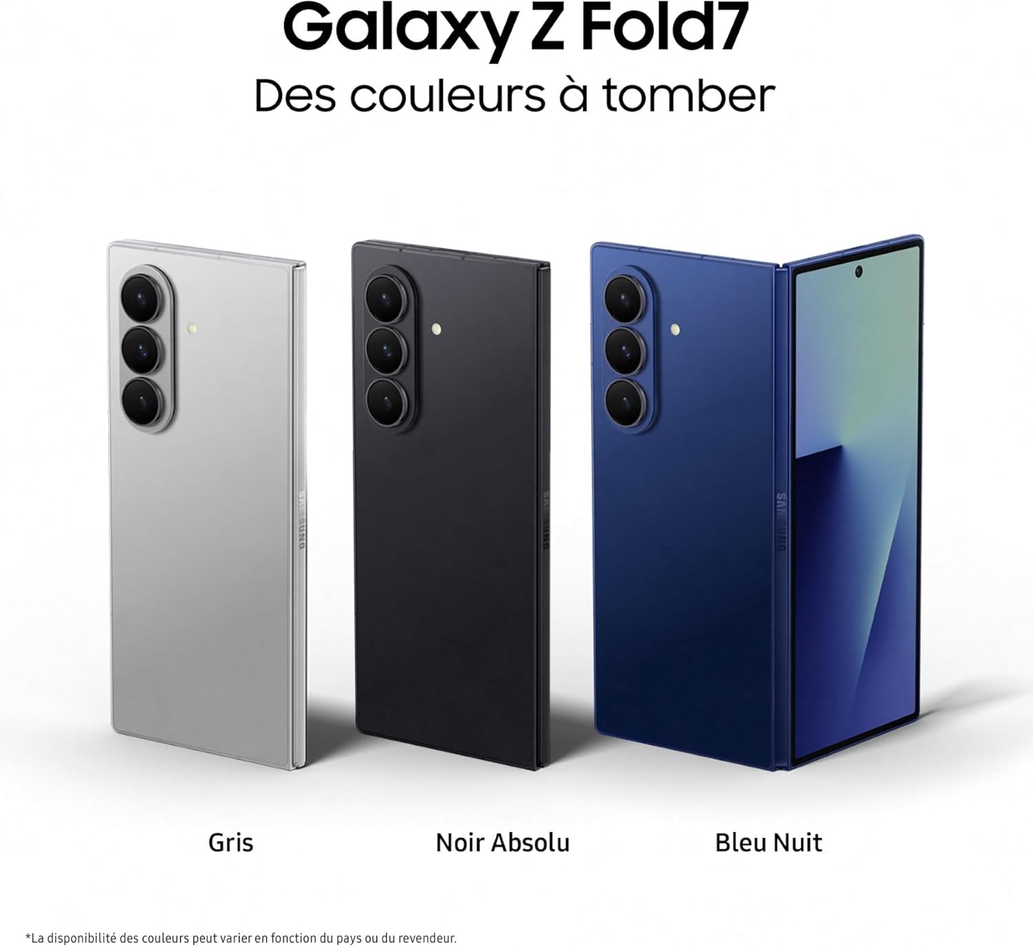 Thumbnail 3 de Samsung Galaxy Z Fold7 – Smartphone pliable 5G, 512 Go, Bleu Nuit (Version FR)