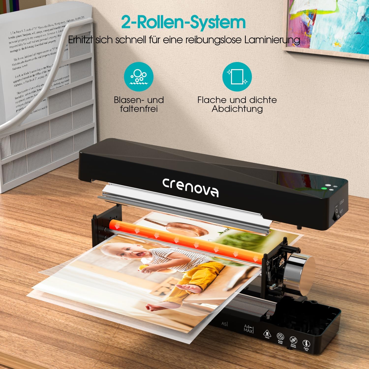 Thumbnail 4 de Crenova Laminiergerät 250 mm/min 🖨️
