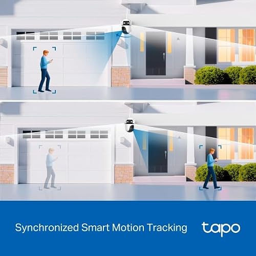 Detalle 2 de Tapo C545D: Cámara de Vigilancia WiFi Exterior 360º, 2K, IA