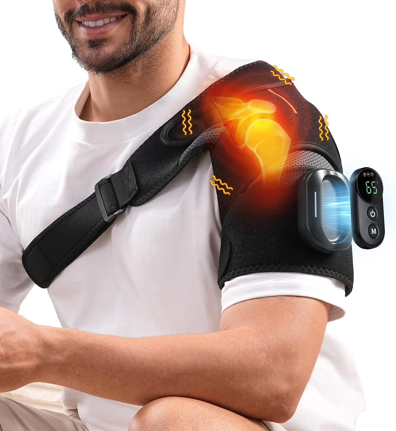 Detalle de HOMZOLVA Shoulder Heating Pad, 5000mAh