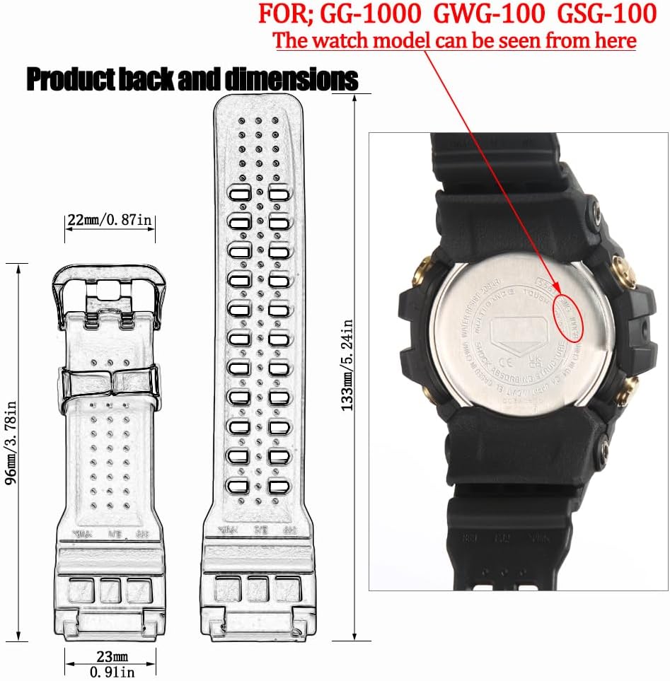 Thumbnail 1 de Casio GG-1000 Resin Ersatzband