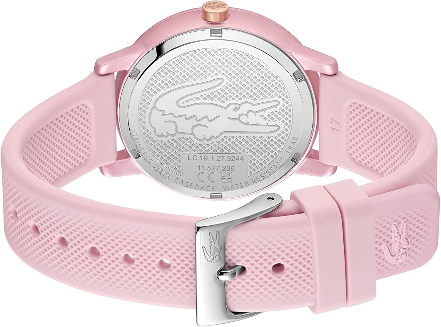 Thumbnail 2 de Lacoste.12.12 GO Montre analogique quartz pour femme – bracelet silicone rose