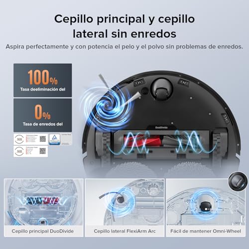 Detalle 2 de Roborock Qrevo Edge S5A Robot Aspirador y Fregasuelos 🚀