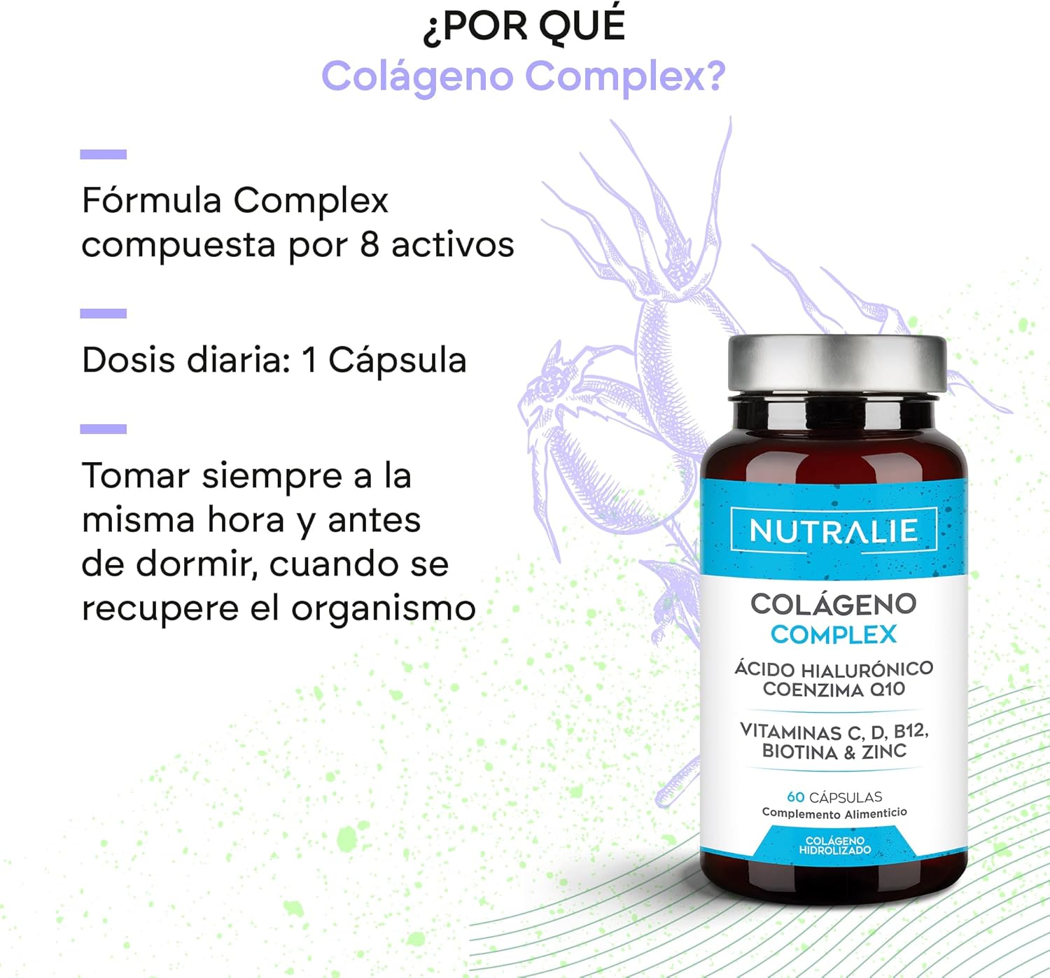 Thumbnail 2 de Colágeno Nutralie con Ácido Hialurónico y Q10 🧬
