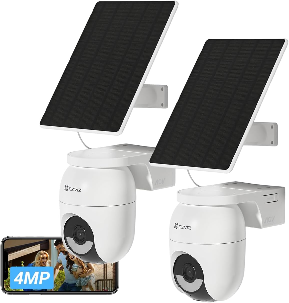 Detalle de EZVIZ CB8 Lite 2er Pack 4MP WLAN Außenkamera