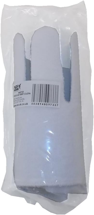 Detalle 2 de NRS Healthcare M09733 strumppådragare i nylon och frotté med öglor