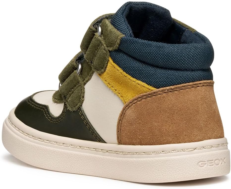 Detalle 2 de Geox B Nashik Boy BasketGarçon : Chaussure légère avec système Zero Shock et enfilage rapide