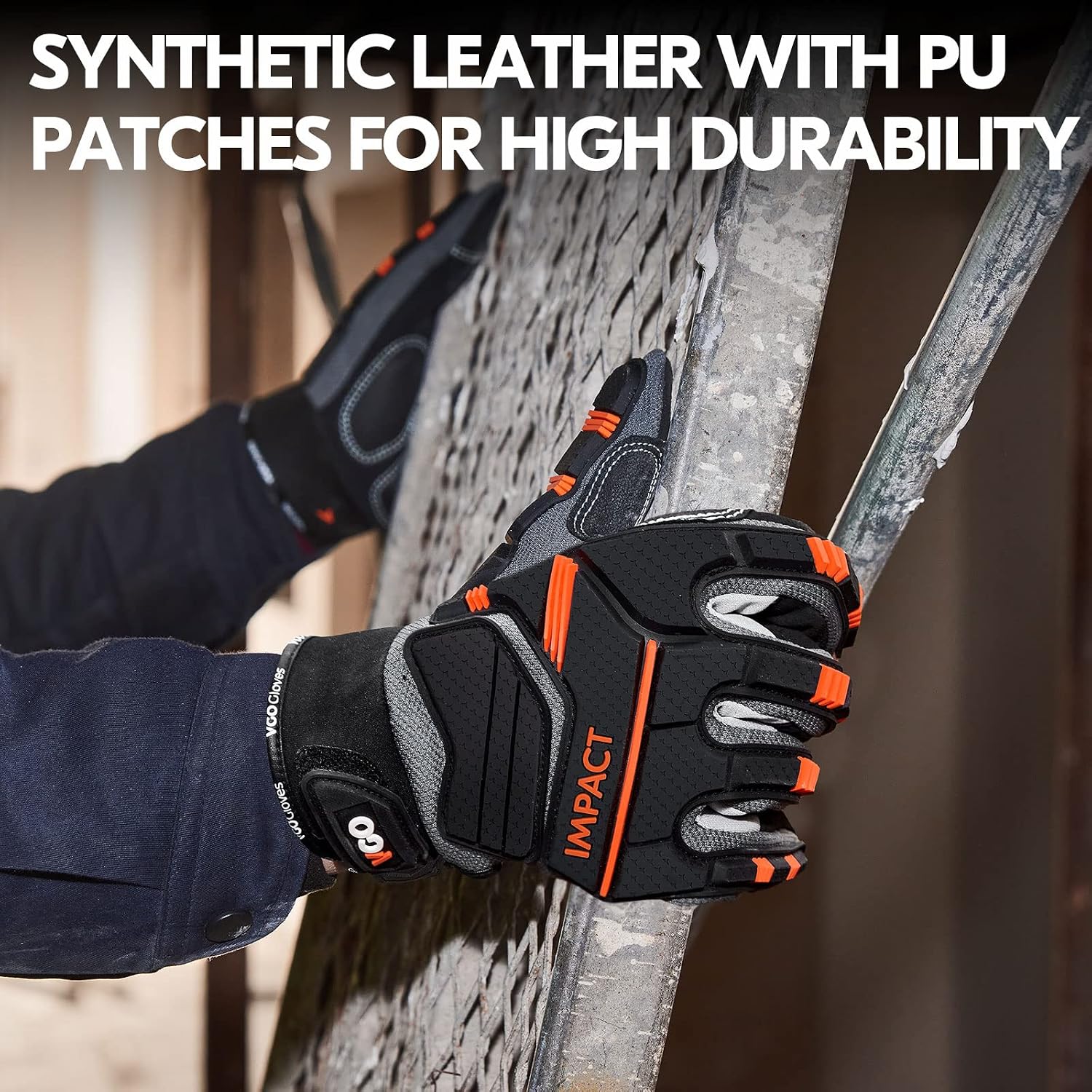 Detalle 2 de Vgo Safety Work Gloves SL9792IP L 1 Pair