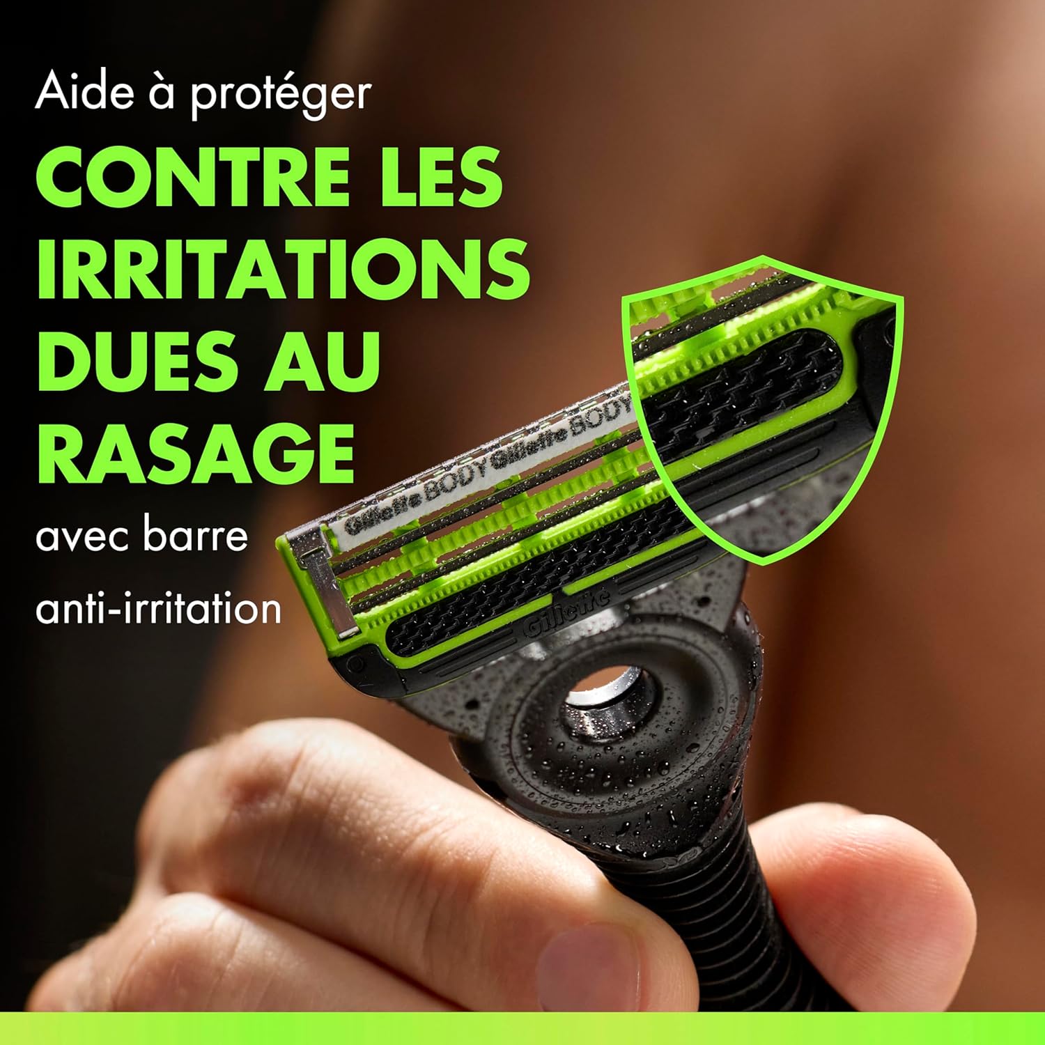 Thumbnail 2 de Gillette Labs Body + Intimate : 10 recharges de lames pour le rasage du corps et de la zone intime (2 lames)