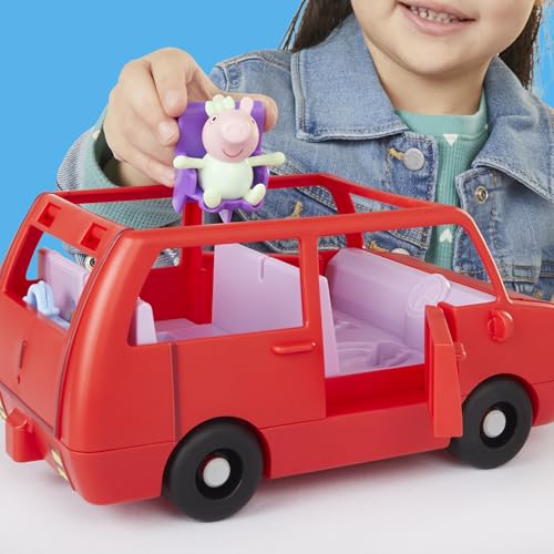 Detalle de Peppa Pig Peppas großes Familienauto Spielset, Rot – detailreiches Familienabenteuer