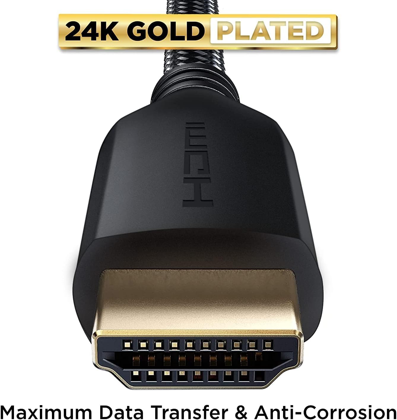 Thumbnail 5 de PowerBear Cavo HDMI 4K 15 m: alta velocità, nylon intrecciato e connettori dorati
