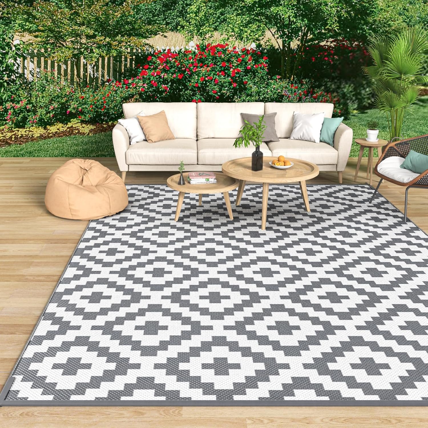 Detalle de MOKANI Large Outdoor Rug
