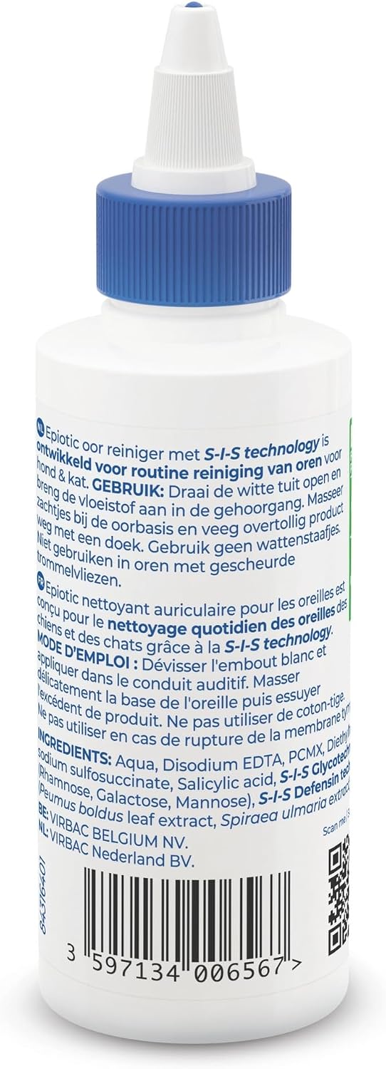 Thumbnail 6 de Virbac EpiOtic Cat & Dog Ear Cleaner Solution (125ml)