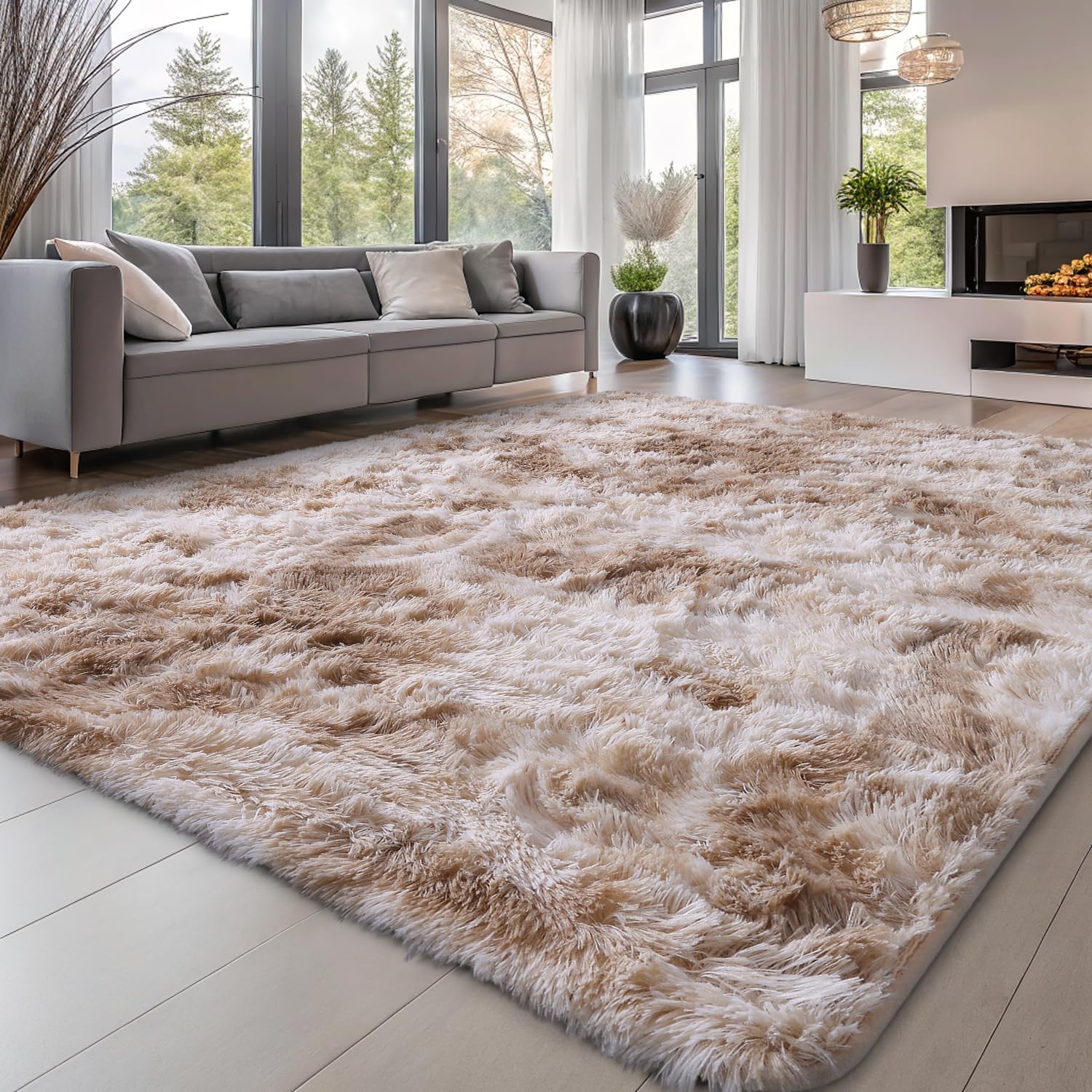 Detalle de smiry Hochflor Teppich 240 x 340 cm