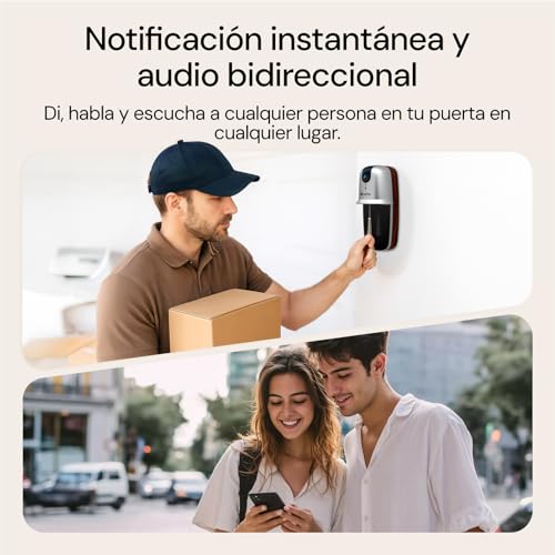 Thumbnail 4 de Sonnette sans fil 1080P avec caméra