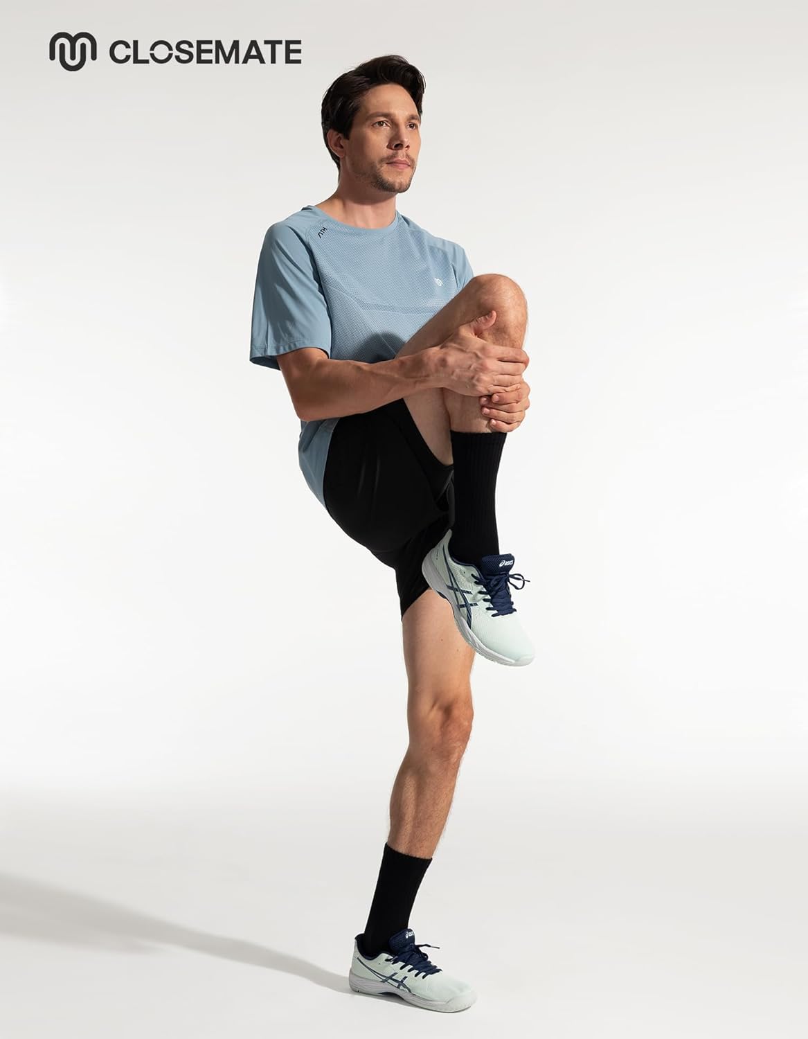 Thumbnail 6 de CloseMate - 6 Paires Chaussettes de Sport pour Homme, coton respirant, renforcées (39-42 / 43-46) – Blanc, Noir, Gris