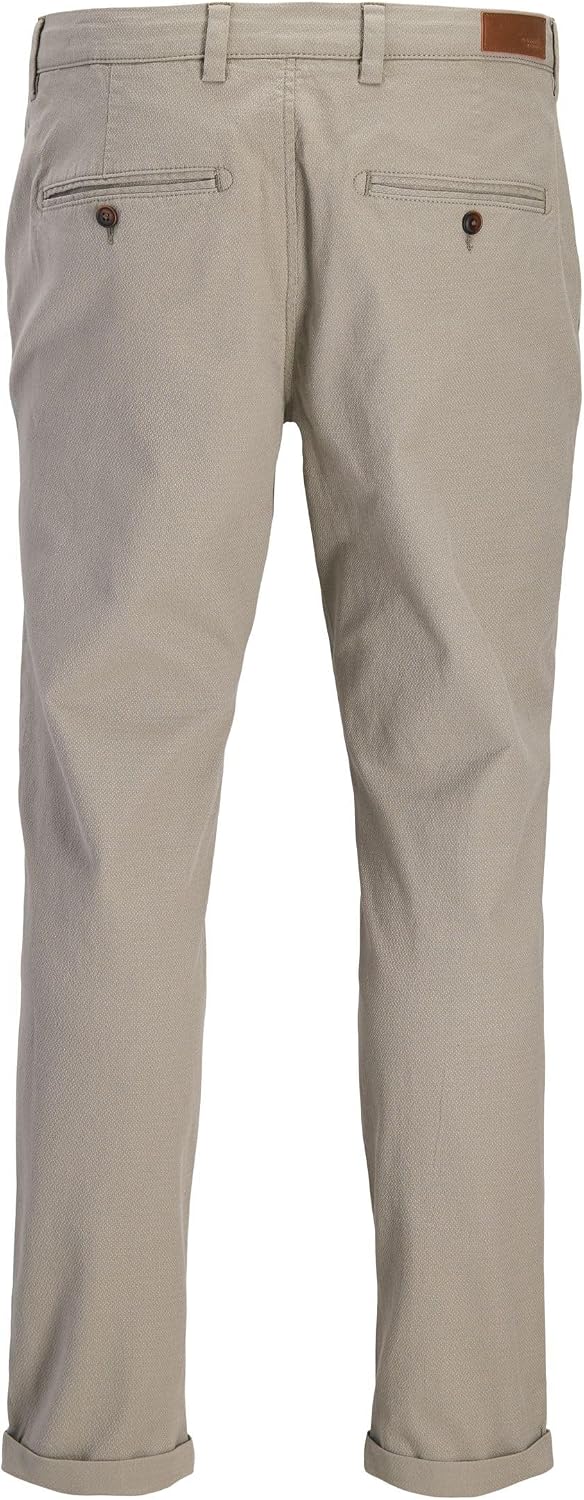 Detalle 2 de Jack & Jones Herren Jpstmarco Slim-Fit Corduroy-Chino mit niedrigem Bund