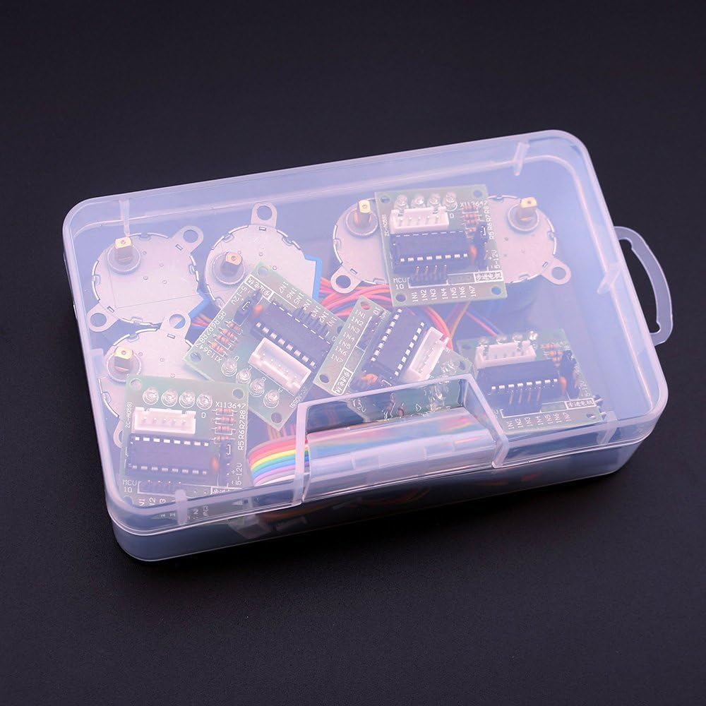 Thumbnail 6 de ELEGOO Kit Driver Motore Passo-passo 5V 28BYJ-48 ULN2003 – 5 Driver + 5 Motori per Arduino e Raspberry Pi