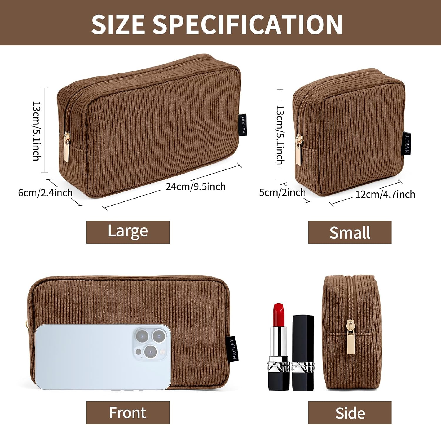 Detalle 2 de MAGEFY Kosmetiktasche Kleine Make up Tasche