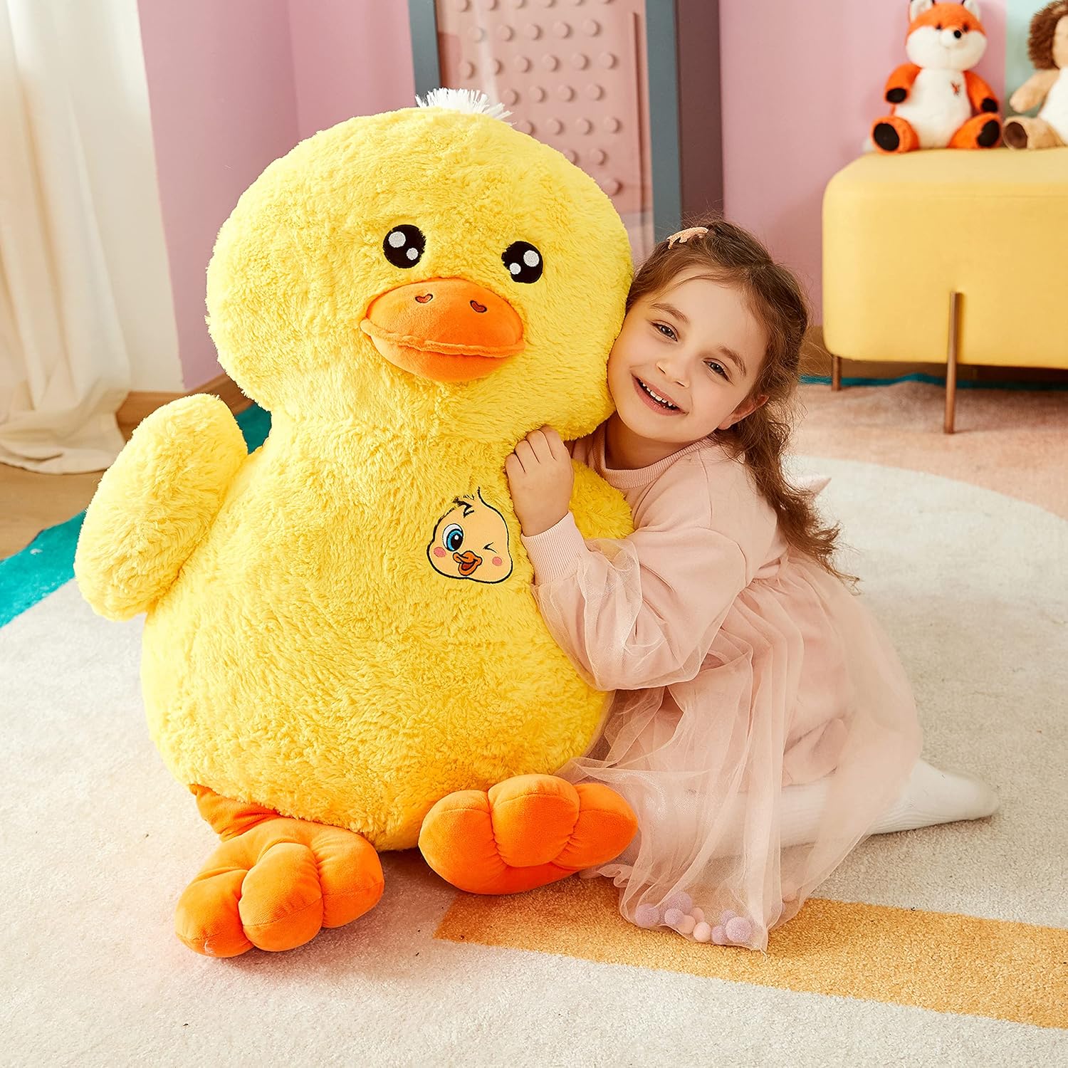 Thumbnail 4 de IKASA Large Duck Plush 19" Giant Stuffed Animal