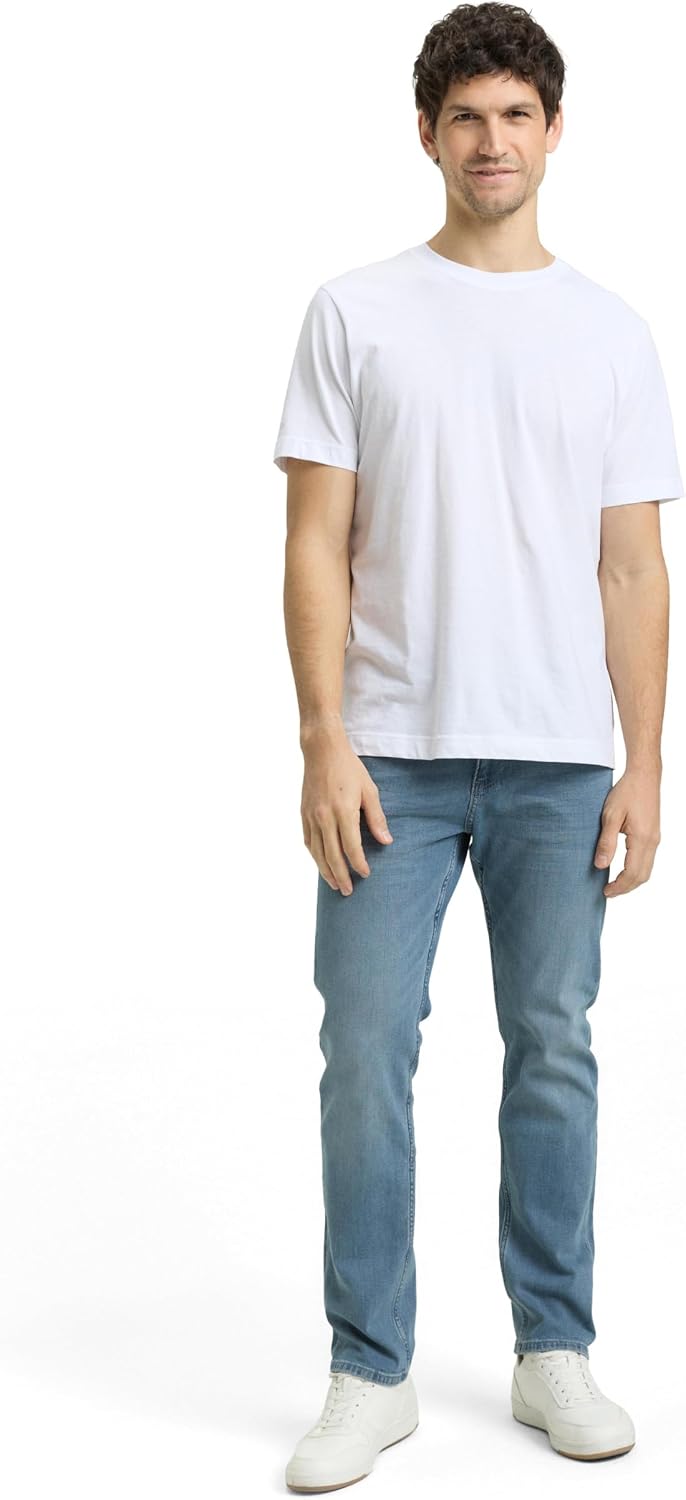 Detalle 2 de TOM TAILOR TTJOSH Regular Slim Jeans mit Stretch – zeitlose Five-Pocket-Jeans mit Bewegungsfreiheit