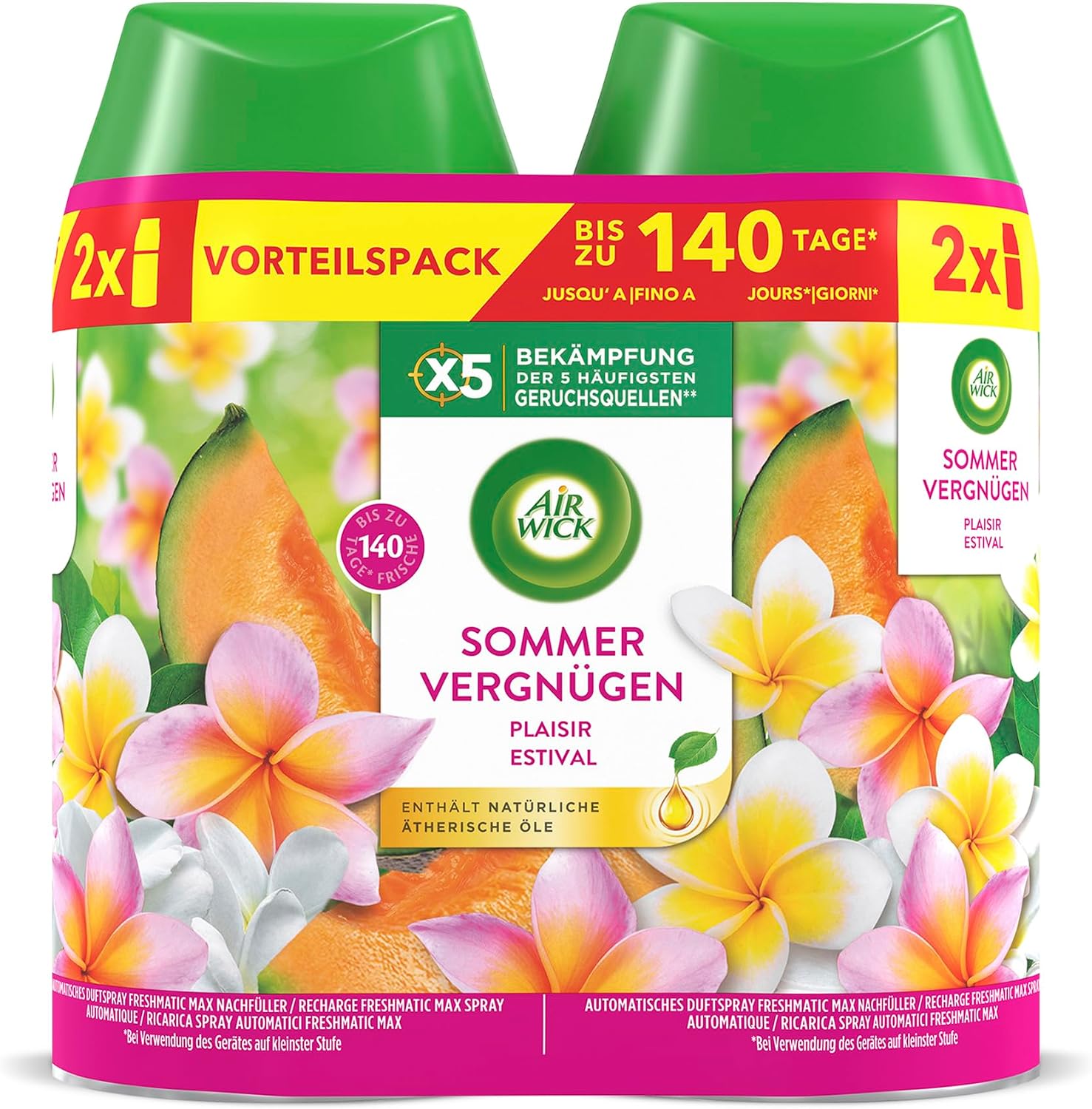 Detalle 2 de Air Wick Freshmatic Max Duo Sommervergnügen