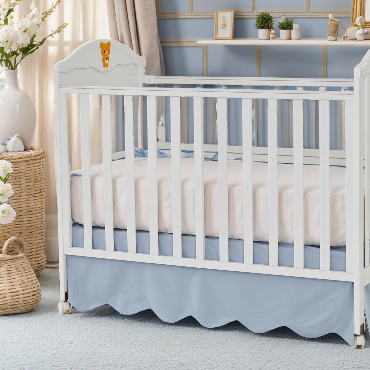 Detalle de Brandream Crib Skirt Cotton