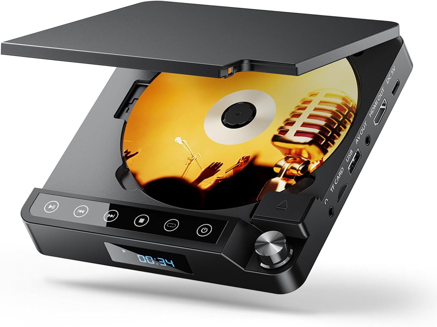 Imagen de Desobry Mini DVD Player for TV: All-Region, 1080P HDMI, Ultra-Compact & Travel‑Ready en OfertitasTOP