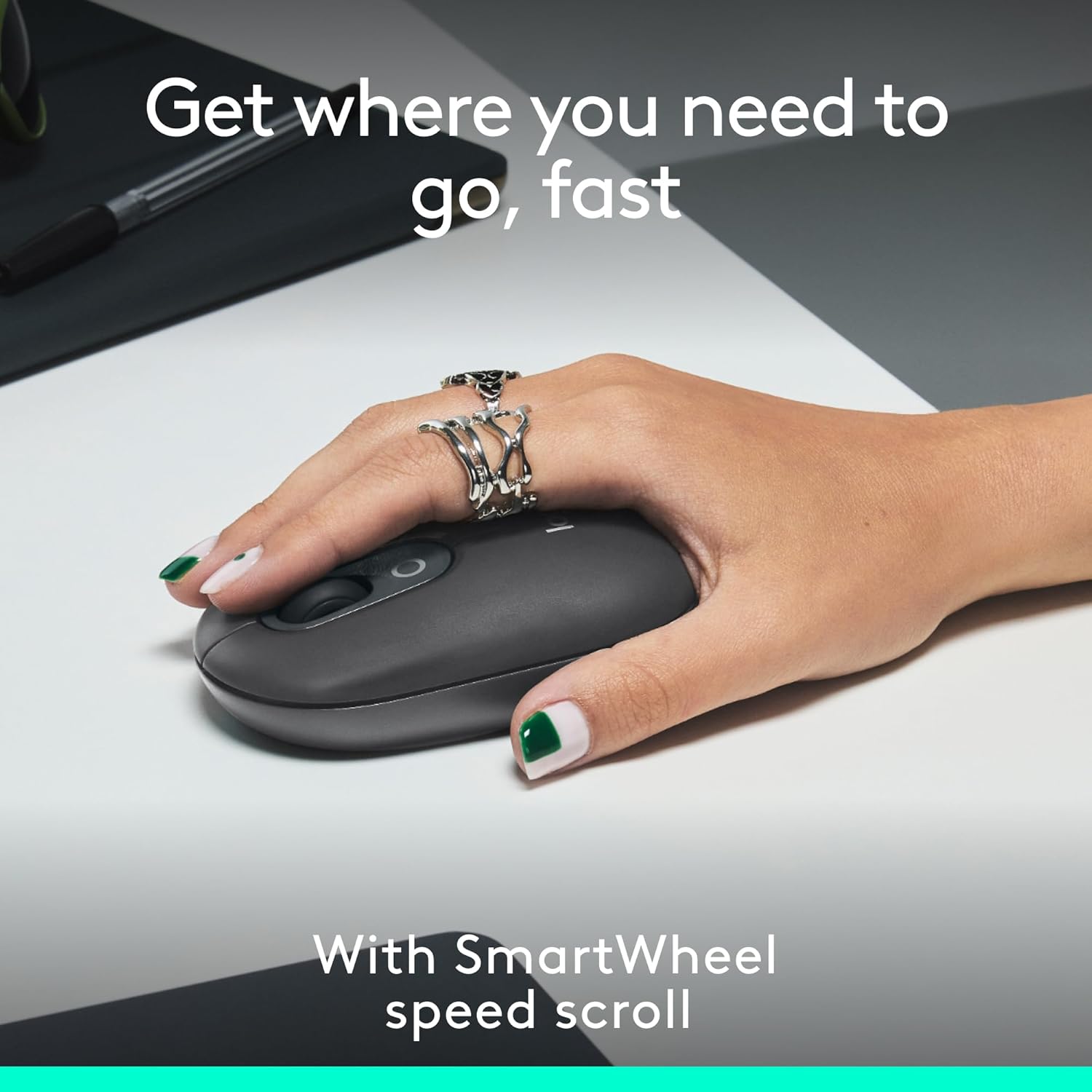 Thumbnail 2 de Logitech POP Mouse Compact wireless mouse for 3 devices
